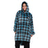 Snuggs Blanket Hoodie Checkered Blue